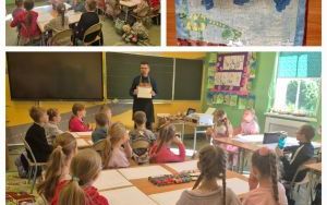 Uczniowie klasy 2d podczas warsztatów