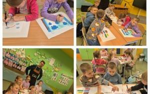Uczniowie projektują puzzle